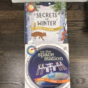 “On the Space Station” & “Secrets of Winter” bundle.   Shine a light books.